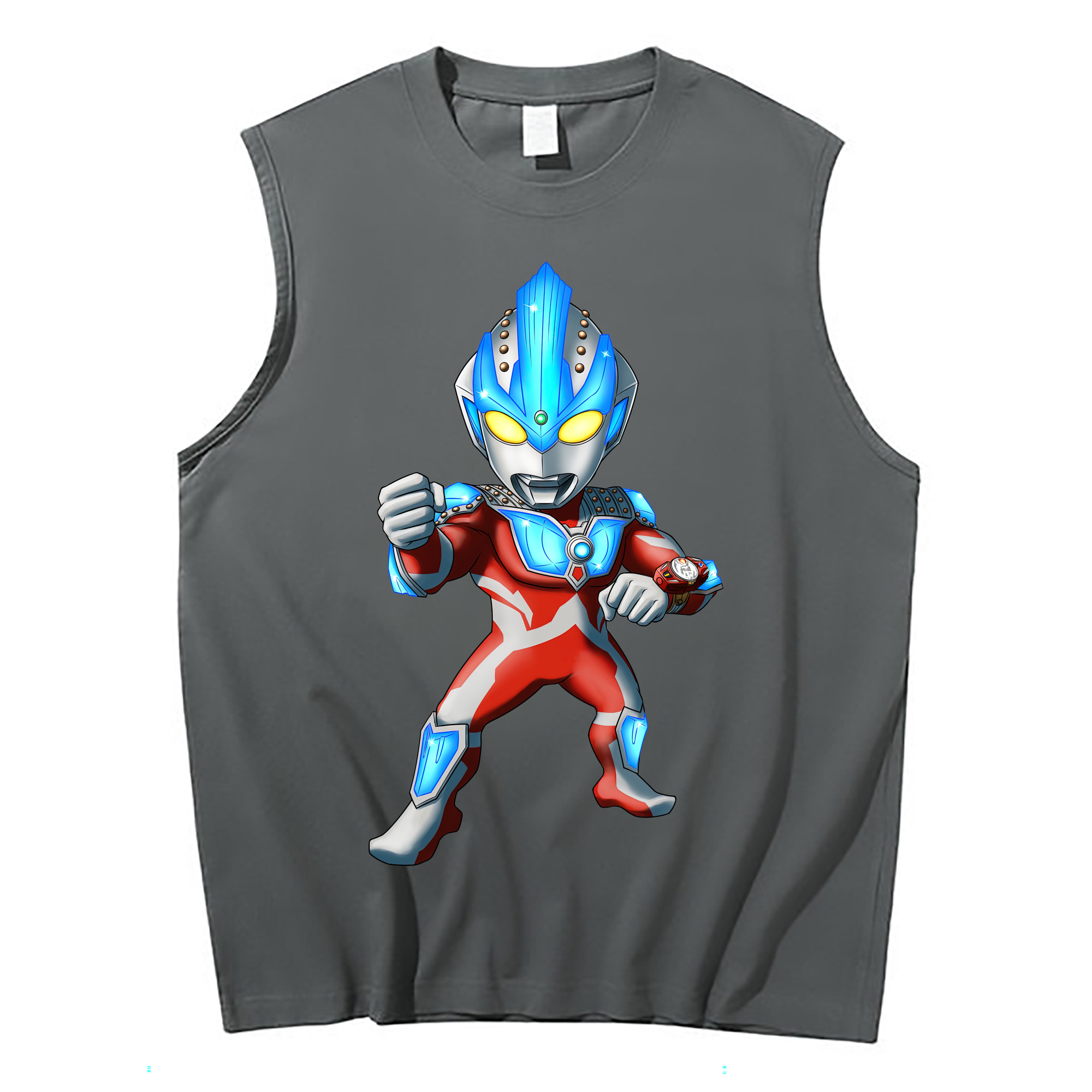 （画像用） ウルトラマン Ultraman コットン100％タンクトップ（フロントプリント）